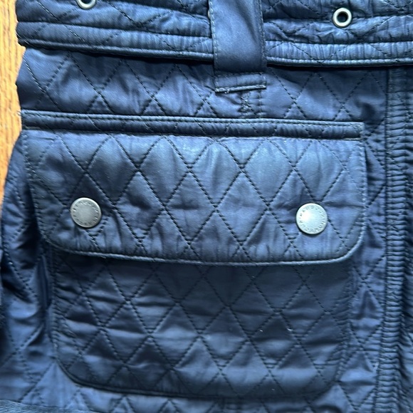 Barbour Polarquilt Jacket Navy size 6 - Picture 2 of 7